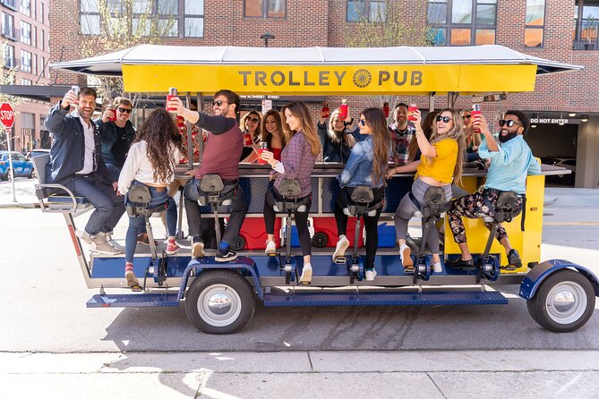 Explore Columbus on The Trolley Pub - Safety and Comfort on the Electric Pedal Trolley