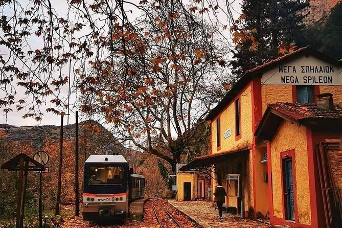 Explore Corinth & Mythical Cave of Lakes, Ride Cog Rail Plus Meal - Key Points