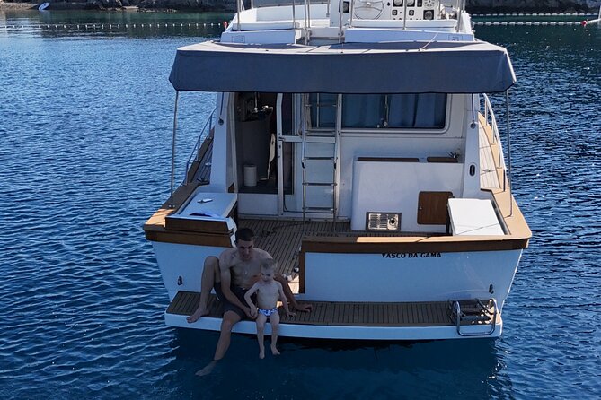 Explore Elaphiti islands by Private trip with Ferretti mini yacht - The Crew and Skipper Fees: Personal Touches at an Extra Cost