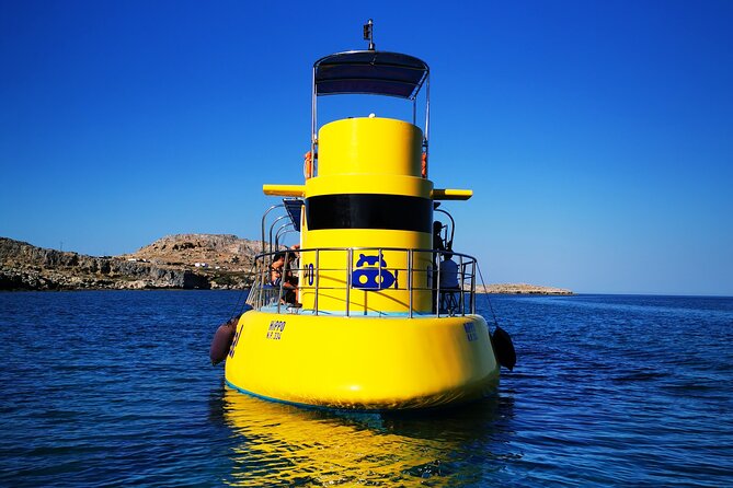 Explore Lindos Aboard the Hippo Submarine - Included Amenities and Optional Extras