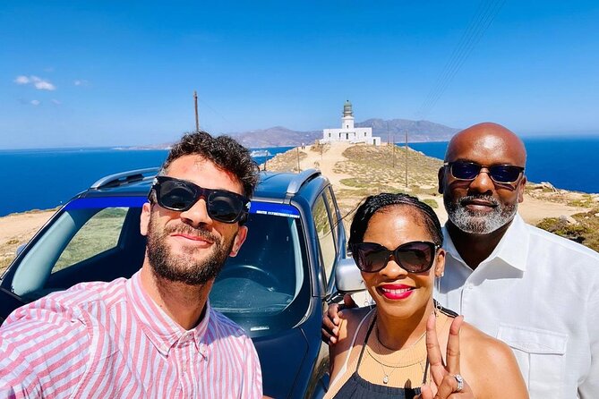 Explore Mykonos with local guide and Jeep Renegade Private Tour - Discovering the Quiet Sands of Agios Sostis