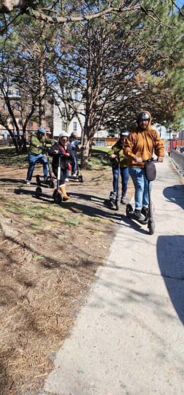 Explore Old-Montreal with easy to use e-scooters - Cruising Through Old Montreal on E-Scooters