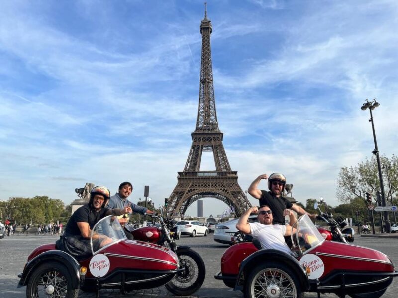 Explore Paris in Style: Custom Sidecar Tours - From the Arc de Triomphe to Montmartre: A Scenic Drive