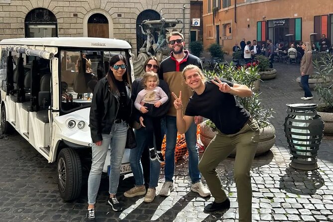 Explore Rome Highlights by Golf Cart Tour - Visiting the Pantheon and the Colosseum