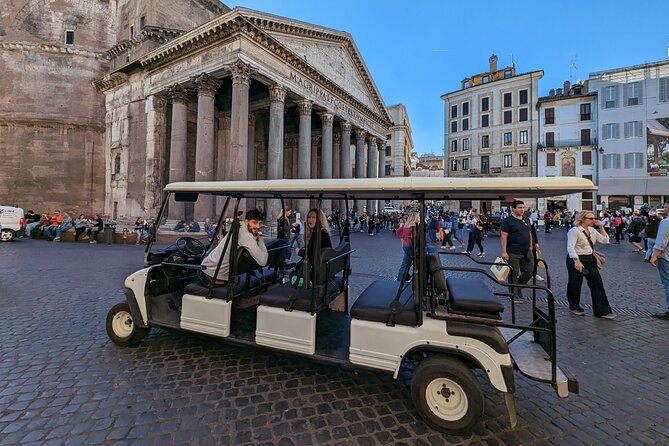 Explore Rome on a Golf Cart: Private Tour - Stops and Sightseeing Highlights in Detail