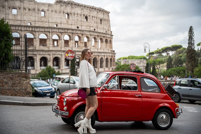 Explore Rome with Fiat 500 Tour and Professional Photos - Explore Rome in a Vintage Fiat 500 with Professional Photos