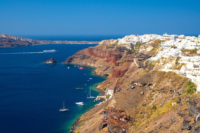 Explore Santorini with a Local Private Driver - Kamari Beach and the Black Sand