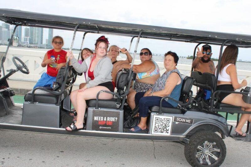Explore South Beach, Miami : Ultimate Golf Cart Party Tour - Miami’s Most Famous Landmarks in a Compact Tour