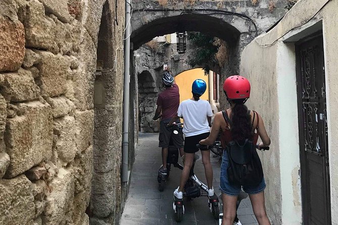 Explore the Medieval city of Rhodes on scooters - 2 hours - Safety and Comfort on the Electric Trikke