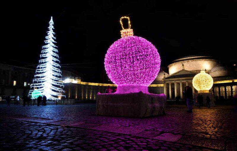 Explore the Naples Christmas Market - Private Tour - Starting Point at Piazza Bellini and the Greek Walls