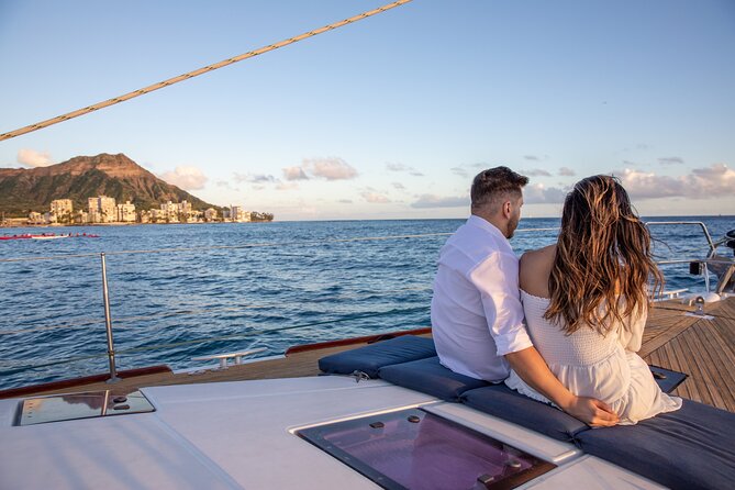 Explore Turtle Canyons Waikiki Snorkel and Sail Adventure - Relaxing on the Deck and Enjoying the Hawaiian Sun