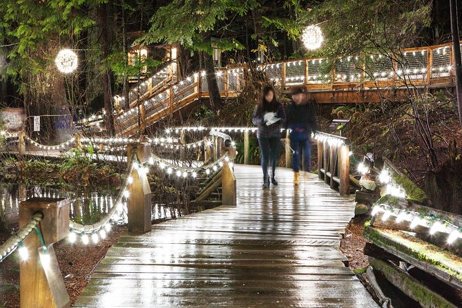 Explore Vancouver City & Capilano Suspension Bridge Canyon Lights - Crossing Lions Gate Bridge: Vancouver to North Shore