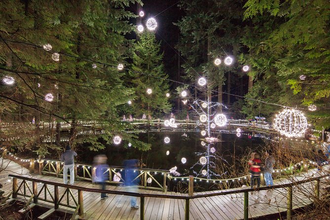 Explore Vancouver City & Capilano Suspension Bridge Canyon Lights - Capilano Suspension Bridge Park: Lights, Treetops, and Cliffwalk