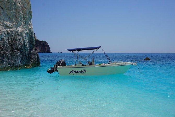 Explore zakynthos island with Adonis boat rental - Meeting Point and Duration at Alikanas Marina