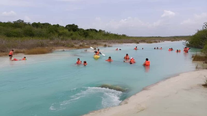 Express Adventure in Bacalar: Cenote Azul, Rapids, and Lagoon - Visiting Cenote Azul in Bacalar for a Refreshing Swim