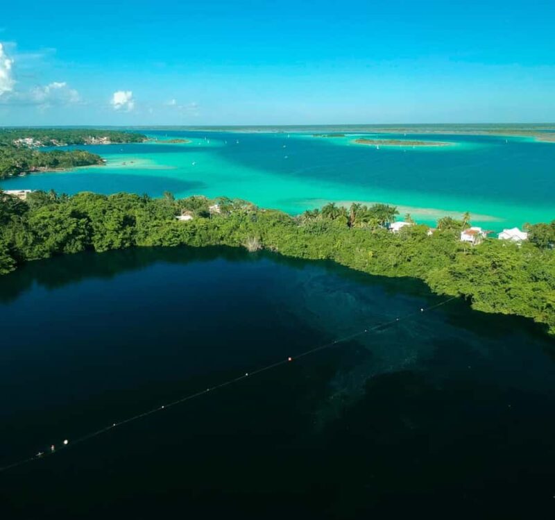 Express Adventure in Bacalar: Cenote Azul, Rapids, and Lagoon - A Scenic Meal on the Shore of Bacalar Lagoon