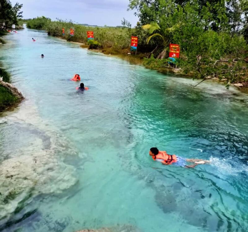 Express Adventure in Bacalar: Cenote Azul, Rapids, and Lagoon - Tour Duration and Pacing