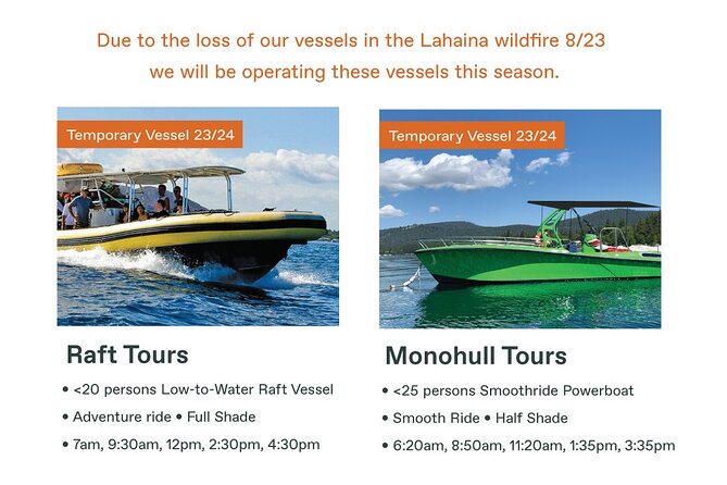 Eye-Level Whale or Dolphin Watching Eco-Raft Tour from Lahaina - How the Maui Eco-Raft Tour Starts at Lahaina
