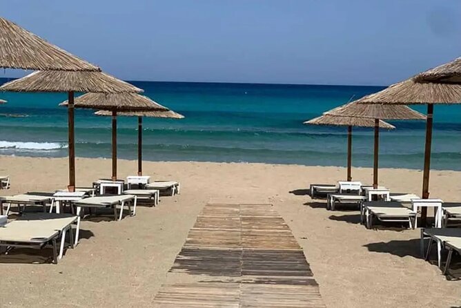 Falasarna Beach Private Jeep Tour with sunbeds & lunch - Key Points