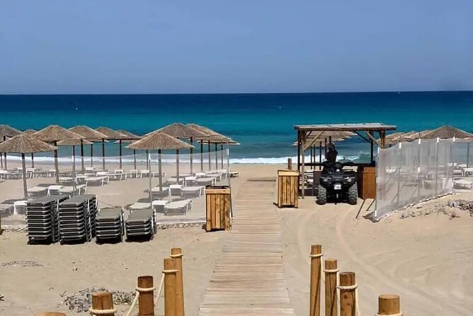 Falasarna Beach Private Jeep Tour with sunbeds & lunch - Pickup from Chania and the Scenic Drive to Falasarna