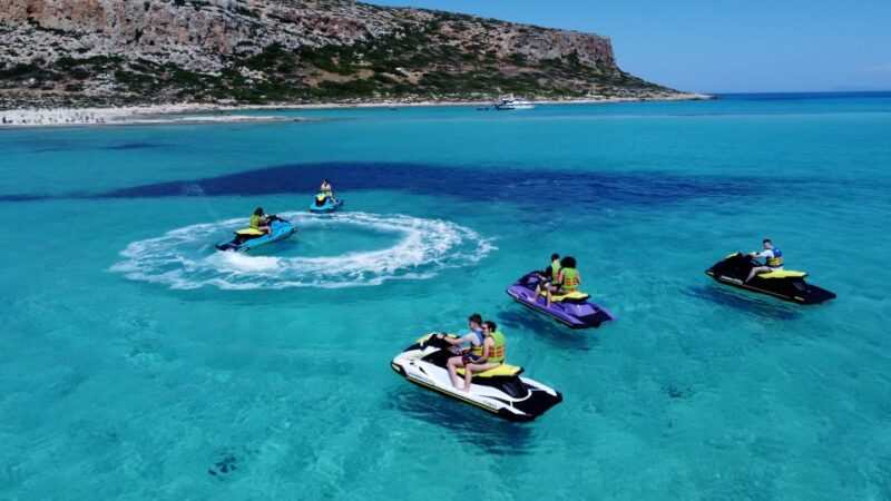 Falasarna: Jet Ski Safari to Balos Beach - Swimming and Relaxing at Balos Lagoon