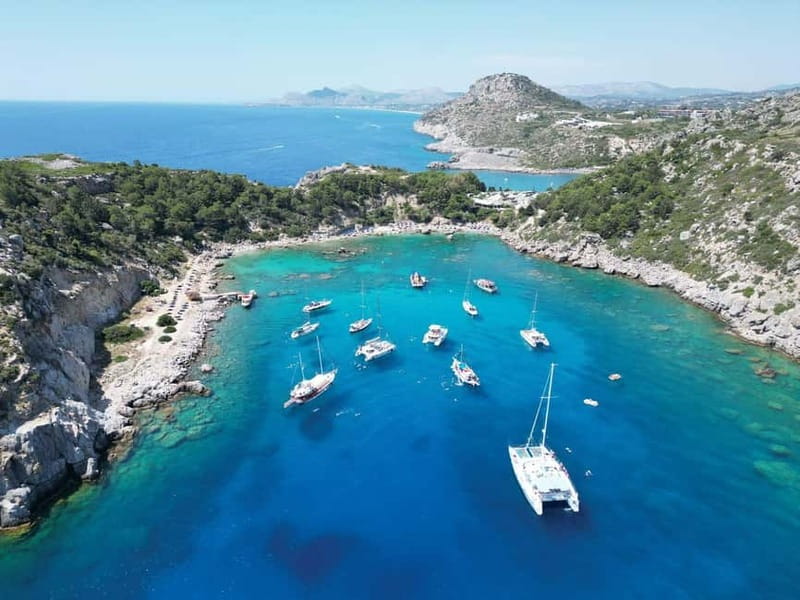 Faliraki: Boat Trip to Afandou Caves, Anthony Quinn & Ladiko - Key Points