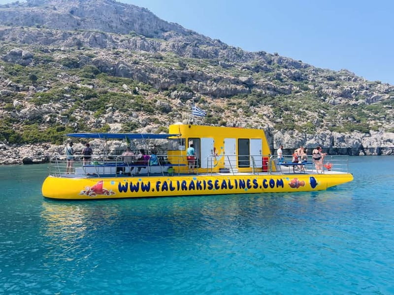 Faliraki: Boat Trip to Anthony Quinn & The Caves with Drinks - Key Points
