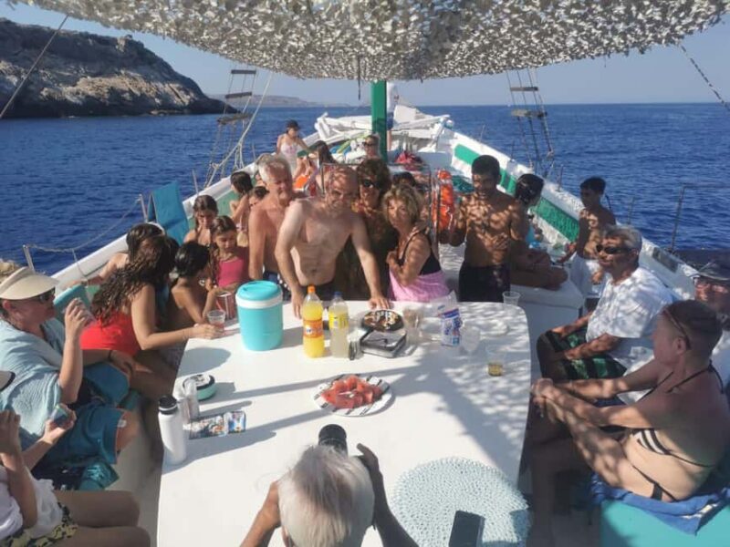 FALIRAKI: BOAT TRIP TO ANTONY QUINN, LADIKO, AFANDOU CAVES - Explore Rhodes’ Coastal Beauty on the Boat Trip to Antony Quinn Bay, Ladiko, and Afandou Caves