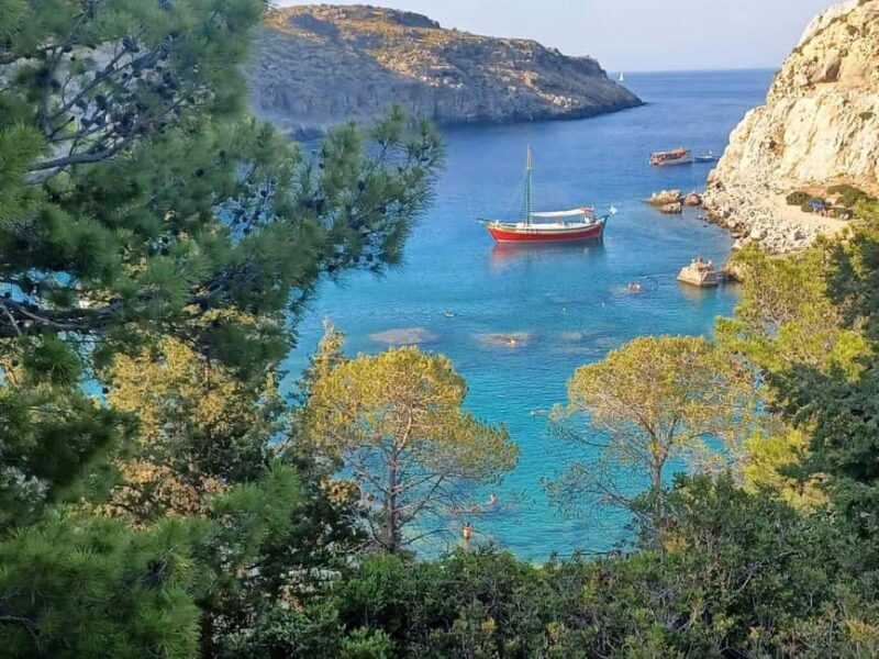 FALIRAKI: BOAT TRIP TO ANTONY QUINN, LADIKO, AFANDOU CAVES - The Authentic Greek Boat: Charm and Comfort