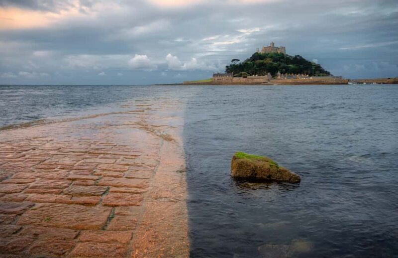 Falmouth: Afternoon Cream Tea Half-day Tour & Marazion Visit - Stunning Views of St Michaels Mount from Marazion