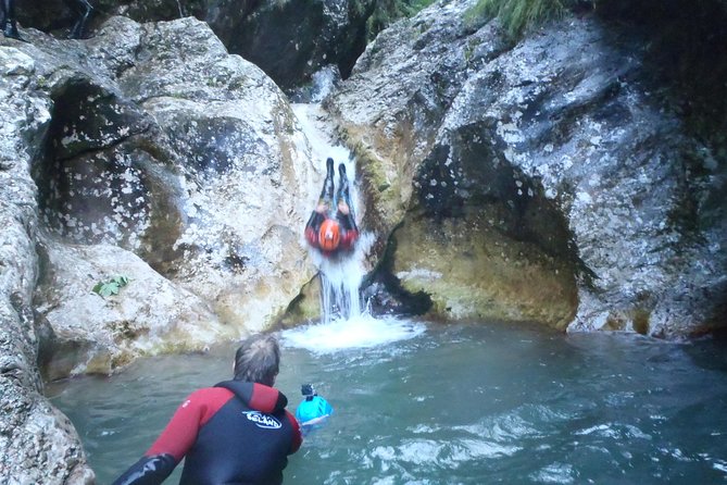 Family Canyoning In Soca Valley - What the Canyoning Involves: Jumping, Sliding, and Swimming