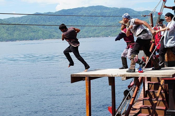 Family Fun in the Sun on a real Wooden Pirate Ship - Key Points
