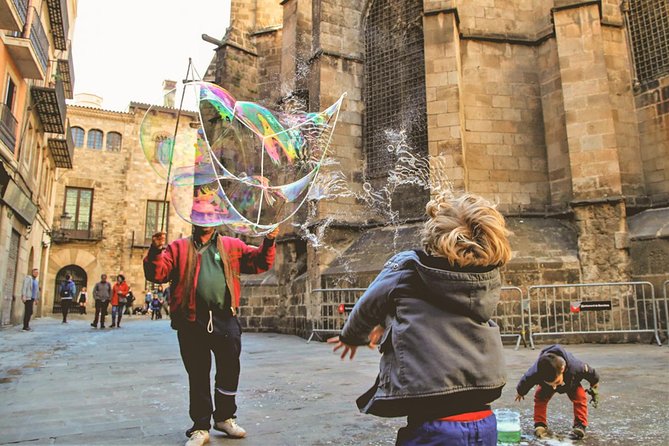 Family Private Tour: Churros, Hot Chocolate & Games in Barcelona - Meeting at the Statue of Frederic Soler in Barcelona’s Old Town
