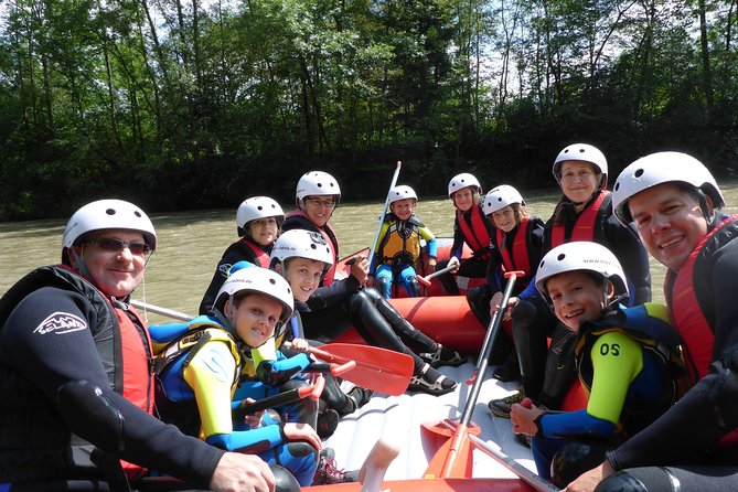 Family rafting Iller - white water rafting level 1 - Physical Requirements and Age Limitations