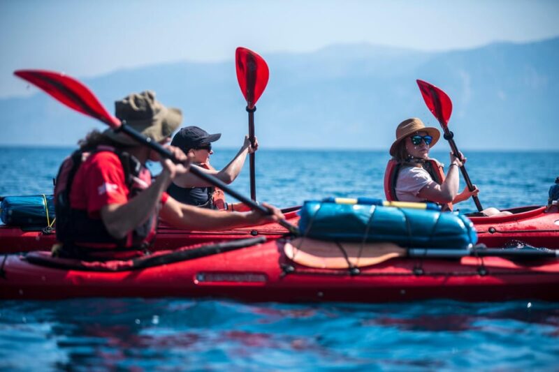 Family Sea Kayak at Meganisi - Lefkada - Snorkeling and Swimming in the Ionian Sea