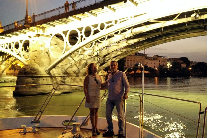 Fantastic boat trip with lunch or dinner - Sunset and Nighttime Magic on the Guadalquivir