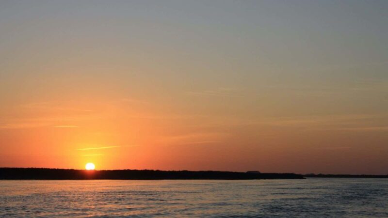 Faro: Ria Formosa Guided Sunset Tour by Catamaran - Key Points