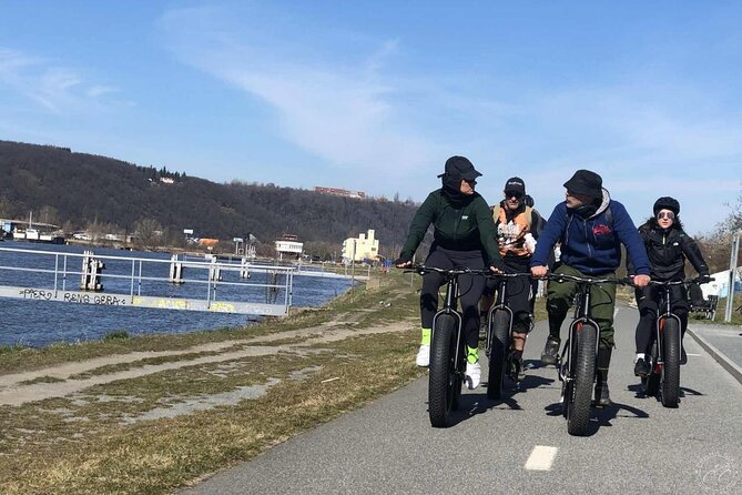 FAT TIRE E-BIKE GREAT TOUR - river, parks & panoramic views tour - From the Cernin Palace to Lennon Wall
