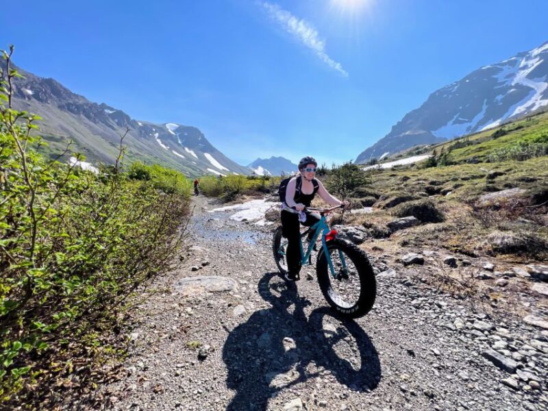 Fat Tire MTB in Chugach State Park Tour - Return Ride and Downhill Fun