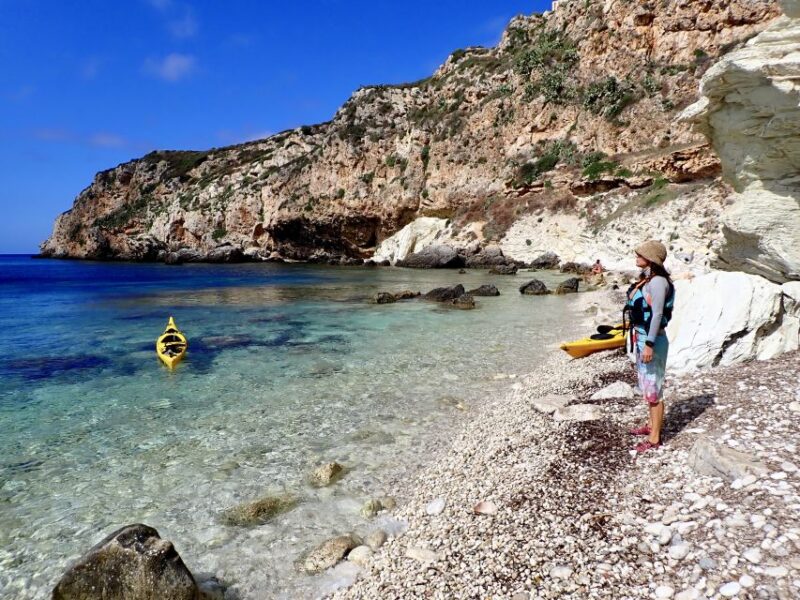 Favignana: kayak excursion, snorkelling and adventure - Key Points