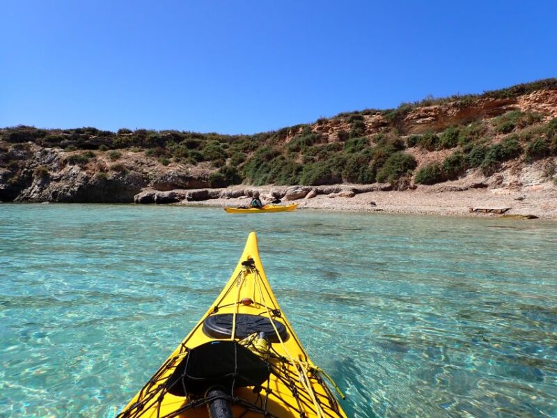 Favignana: kayak excursion, snorkelling and adventure - Exploring Hidden Coves and Coastal Cliffs