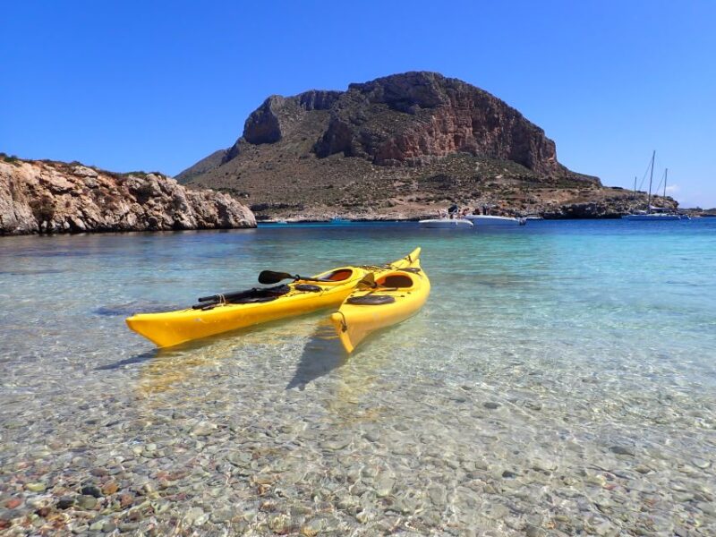 Favignana: kayak excursion, snorkelling and adventure - Snorkeling in Crystal-Clear Waters