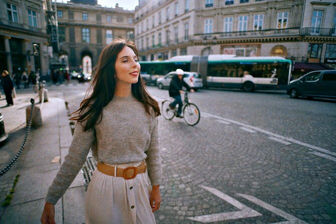 Feel like a star in Paris with photos and a mini movie! - Posing Along the Seine River with Eiffel Tower Backdrop