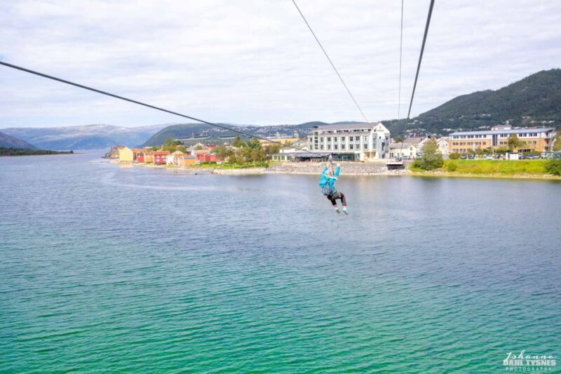 Feel the adrenaline in Mosjøen Zipline - The thrill of flying over Vefsna river