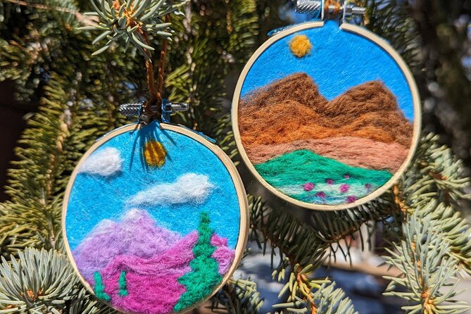 Felted Landscape Ornament Art Kit in Estes Park - Felted Landscape Ornament Art Kit in Estes Park: A Creative Escape for All Ages
