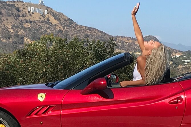 Ferrari "California T" Private Tour to Hollywood Sign View Point - What’s Included and What’s Not in the Price