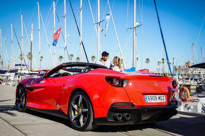 Ferrari Car Driving & Sailing Experience Barcelona - Driving Along Barcelona’s Coastal Highlights
