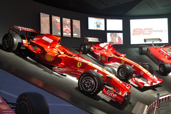 Ferrari World: Museums, Factory tour, Simulator,private transport - Lunch and Practical Details