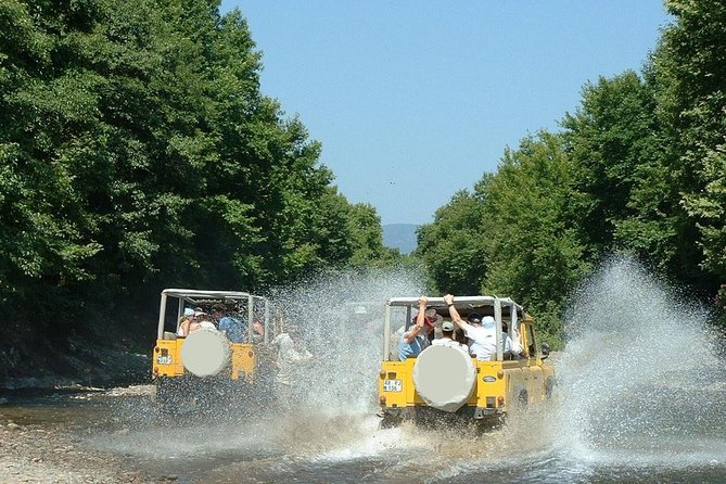 Fethiye Jeep Safari Tour Including Lunch - Swimming and Relaxation in a Gorge and Beach