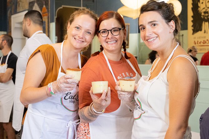 Fettuccine, Ravioli and Tiramisu Pasta Making in Rome - Central Rome Location for Pasta and Dessert Creation